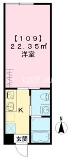 サンクトスコート五条室町【1階】の間取り