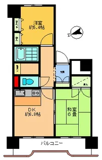 ライオンズマンション深沢【3階】の間取り