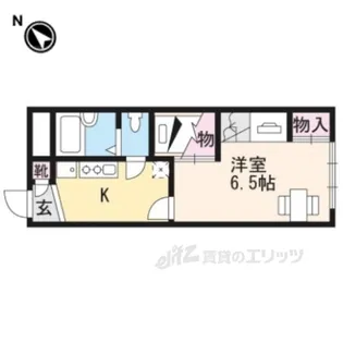 レオパレス里ノ前【2階】の間取り