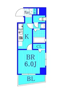ヴェルト川崎ウエスト【8階】の間取り