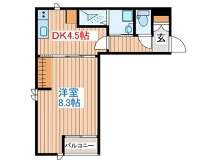 Azul北浜【3階】の間取り