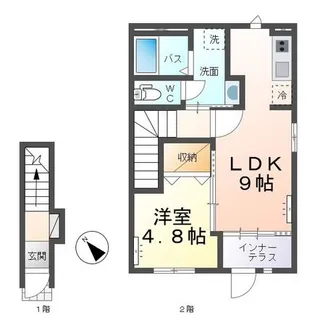 サンコート【2階】の間取り