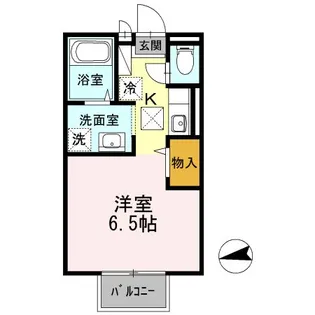 セジュールAOTA【1階】の間取り