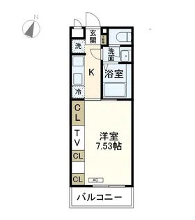 ポルテ しおん【3階】の間取り