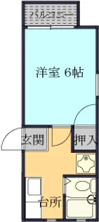 キャステロット【1階】の間取り