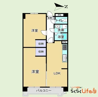 サンハイムつつじが丘【1階】の間取り