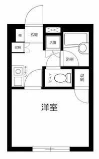DENハイム中野【1階】の間取り