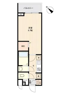 ウィルテラス用賀【4階】の間取り