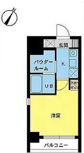 スカイコート日本橋第3【3階】の間取り