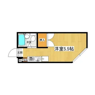 ハイツTBS【2階】の間取り