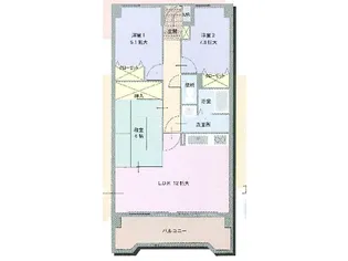 マンションテラジマ【6階】の間取り