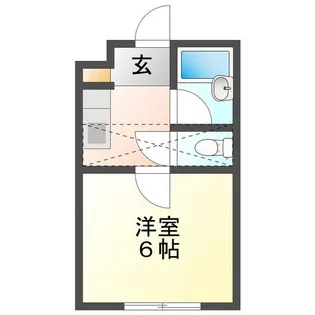 マリオ島崎【1階】の間取り