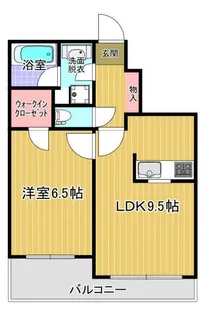 ライオンズ四谷タワーゲート【5階】の間取り