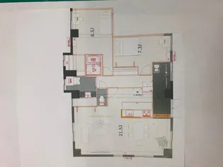 静閑マンション【1階】の間取り