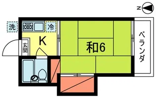 サンシィティ【2階】の間取り