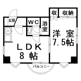 プレジデント城山【3階】の間取り