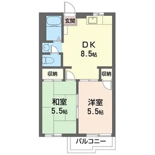 エスカルゴ鵠沼【2階】の間取り