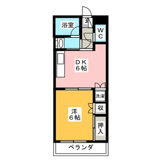 ピアハイツ【2階】の間取り