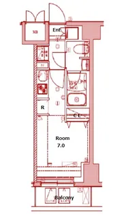 ARTESSIMO GREAS【8階】の間取り