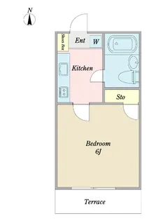 ヴァーミリオンサンズ高井戸【2階】の間取り