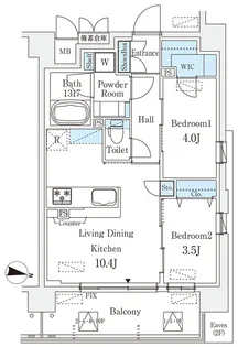 STANDZ新大阪【4階】の間取り