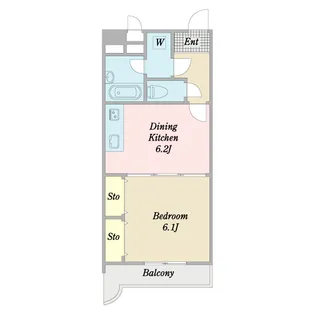 パレロワイヤル斎藤【7階】の間取り