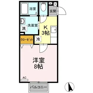 パセオプラシードK・S【2階】の間取り