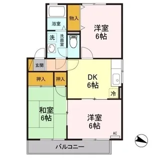 ウォーター・シールド【1階】の間取り