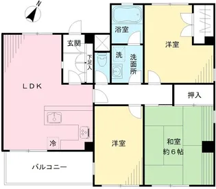 ホワイトハウス【3階】の間取り