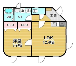 テラス木いちご【1階】の間取り