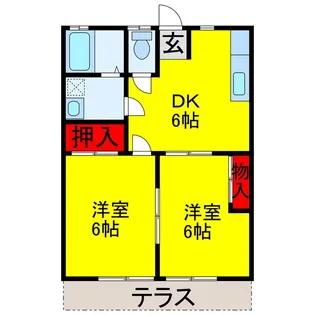 グランデ伊藤3【1階】の間取り