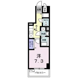 アプリーレ 本厚木【1階】の間取り