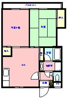 メゾン本郷【1階】の間取り