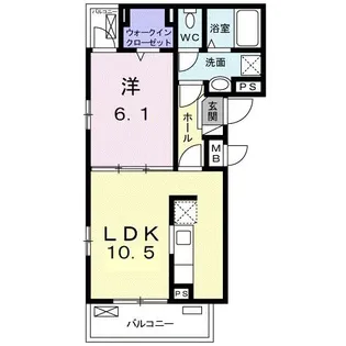 アプリコット【2階】の間取り