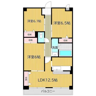 スカール後楽園【3階】の間取り