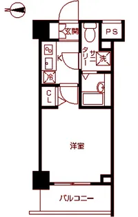 スカイコート川崎西口【2階】の間取り