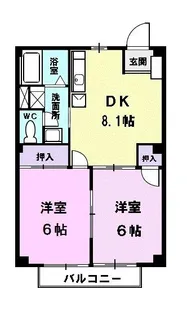 コーポルミエール【1階】の間取り