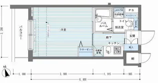 レジディア銀座東【9階】の間取り