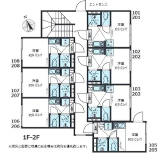 Le Confo荻窪【2階】の間取り