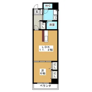 コート内山【3階】の間取り