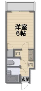 八幡ハイツ【3階】の間取り