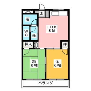 山田マンション【3階】の間取り