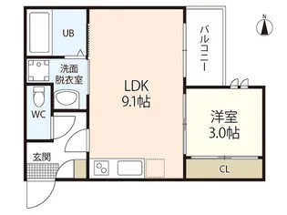 Regalest Glory 煌【2階】の間取り