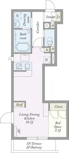 Dolce大塚【2階】の間取り