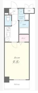 カナルスカイコンフォート【3階】の間取り