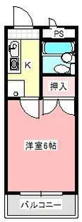 パレスプレサス8th【2階】の間取り