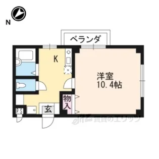 エクセレント中村1号棟【1階】の間取り