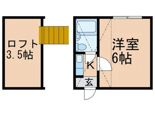 プラザドゥエルバ【1階】の間取り