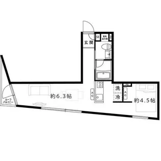 モンクレ桜新町【3階】の間取り