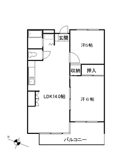 セトル本郷台I【1階】の間取り